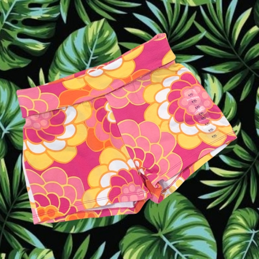GapKids Girl's Elastic Highwaisted/Banded Floral Shorts